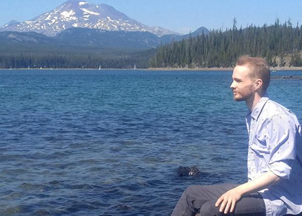 25 08 Newsletters-JaredPhoto-600 Paladin Client Wellness Specialist Jared Conn at Elk Lake near Bend, Oregon.